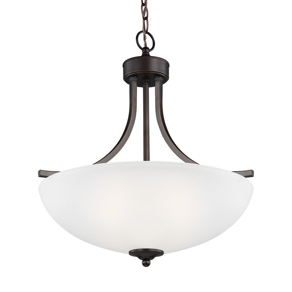 Generation Lighting Canada - 6616503EN3-710 - Three Light Pendant - Geary - Bronze