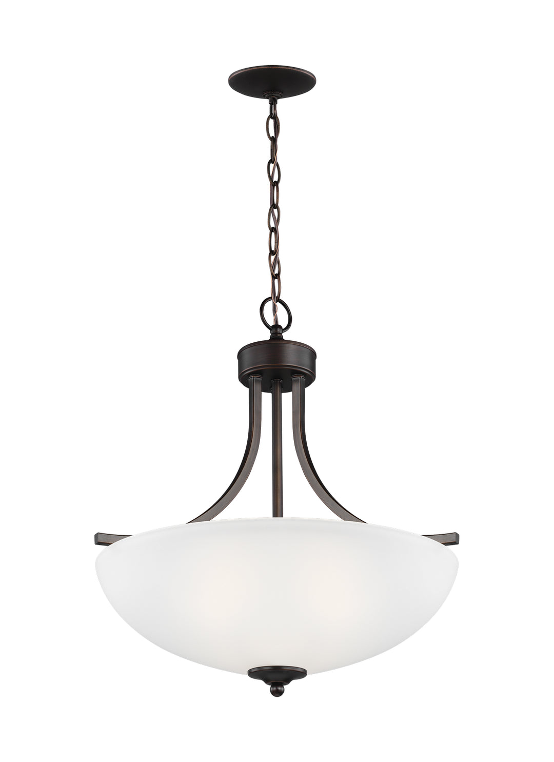 Generation Lighting Canada - 6616503EN3-710 - Three Light Pendant - Geary - Bronze