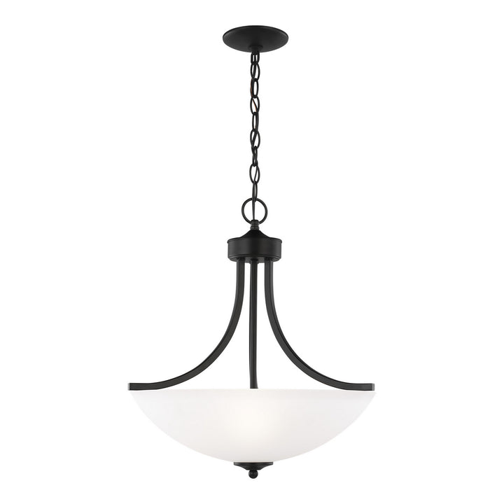 Generation Lighting Canada - 6616503EN3-112 - Three Light Pendant - Geary - Midnight Black
