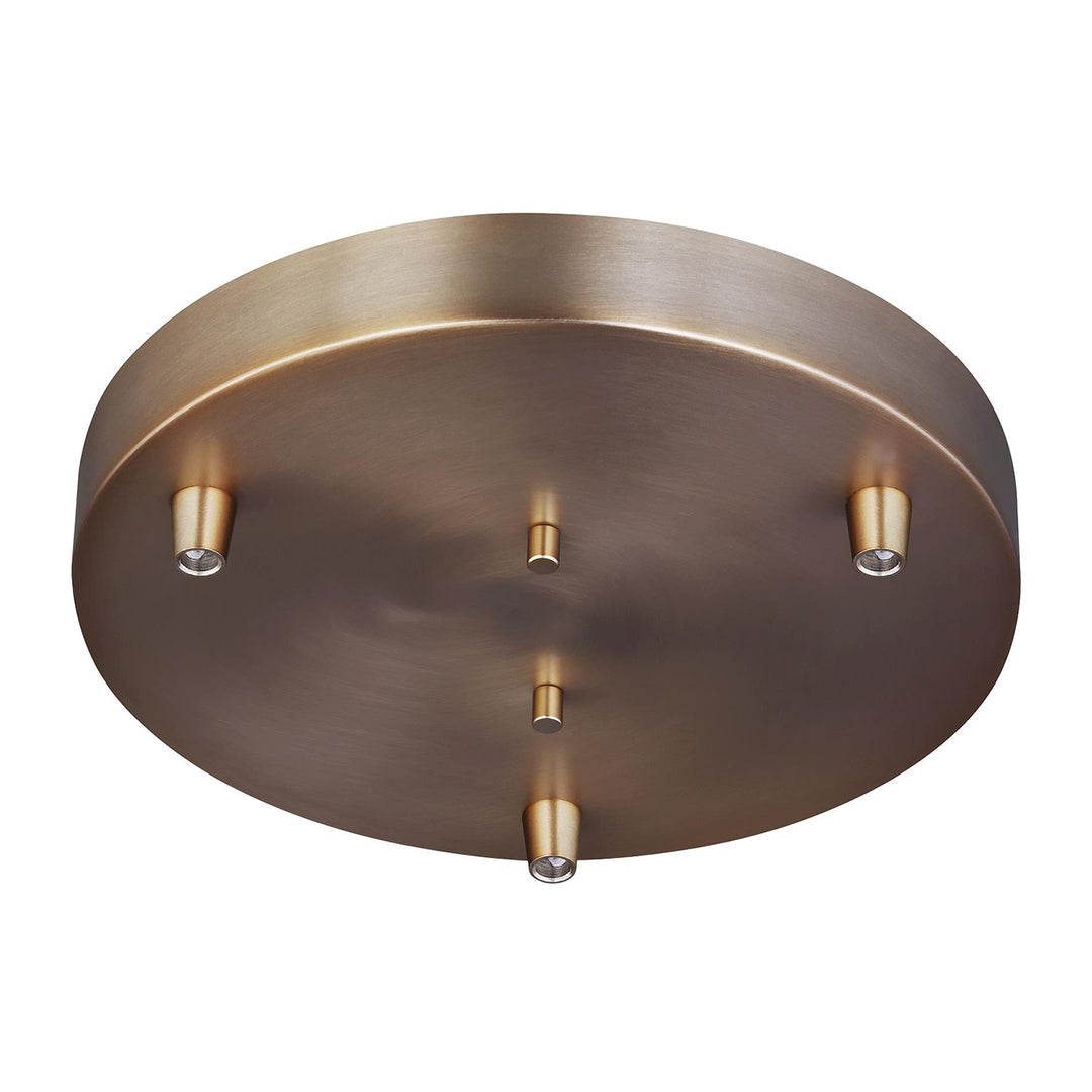Generation Lighting Canada - 7449403-848 - Three Light Cluster Canopy - Multi-Port Canopy - Satin Brass