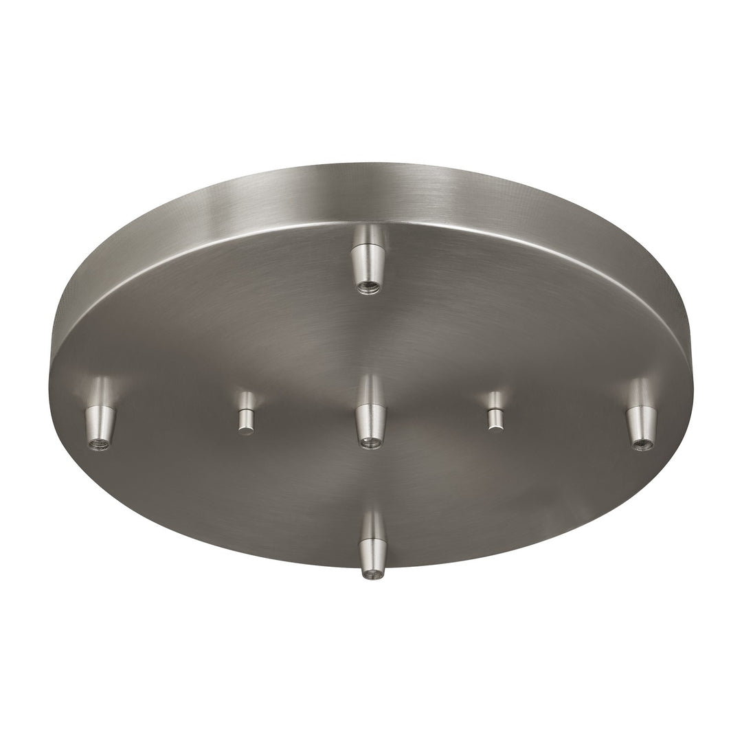 Generation Lighting Canada - 7449405-962 - Five Light Cluster Canopy - Multi-Port Canopy - Brushed Nickel