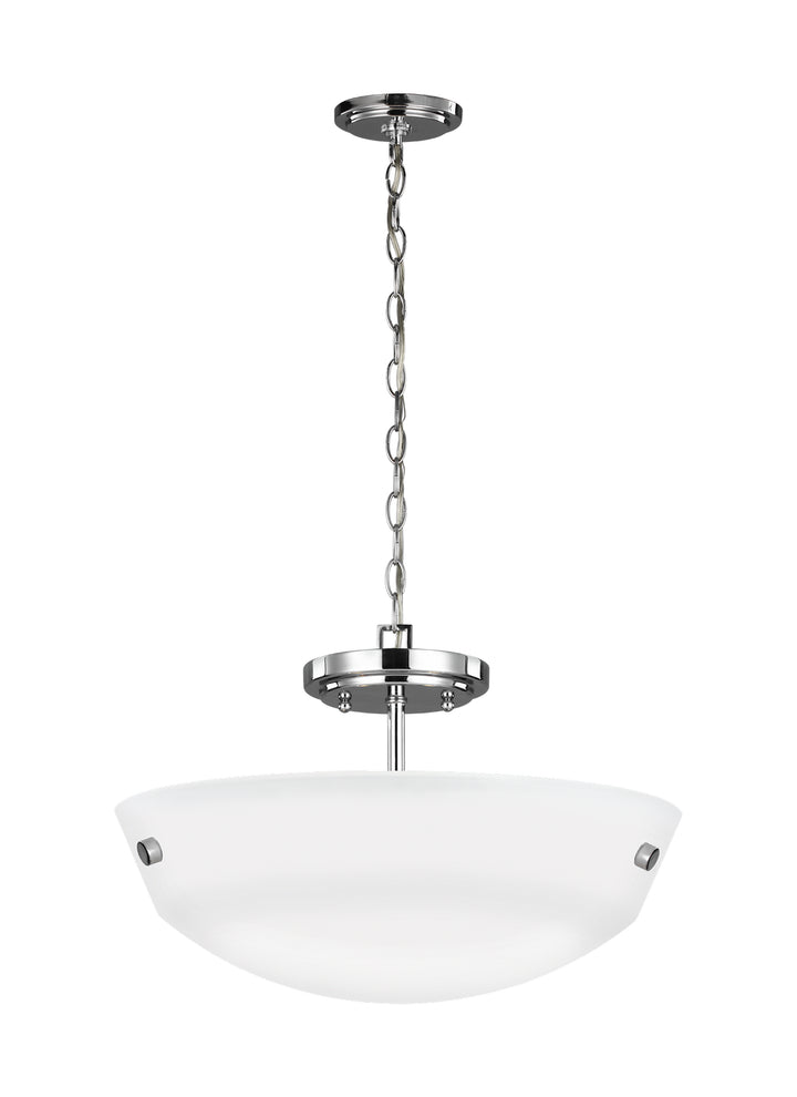 Generation Lighting Canada - 7715202EN3-05 - Two Light Semi-Flush Convertible Pendant - Kerrville - Chrome