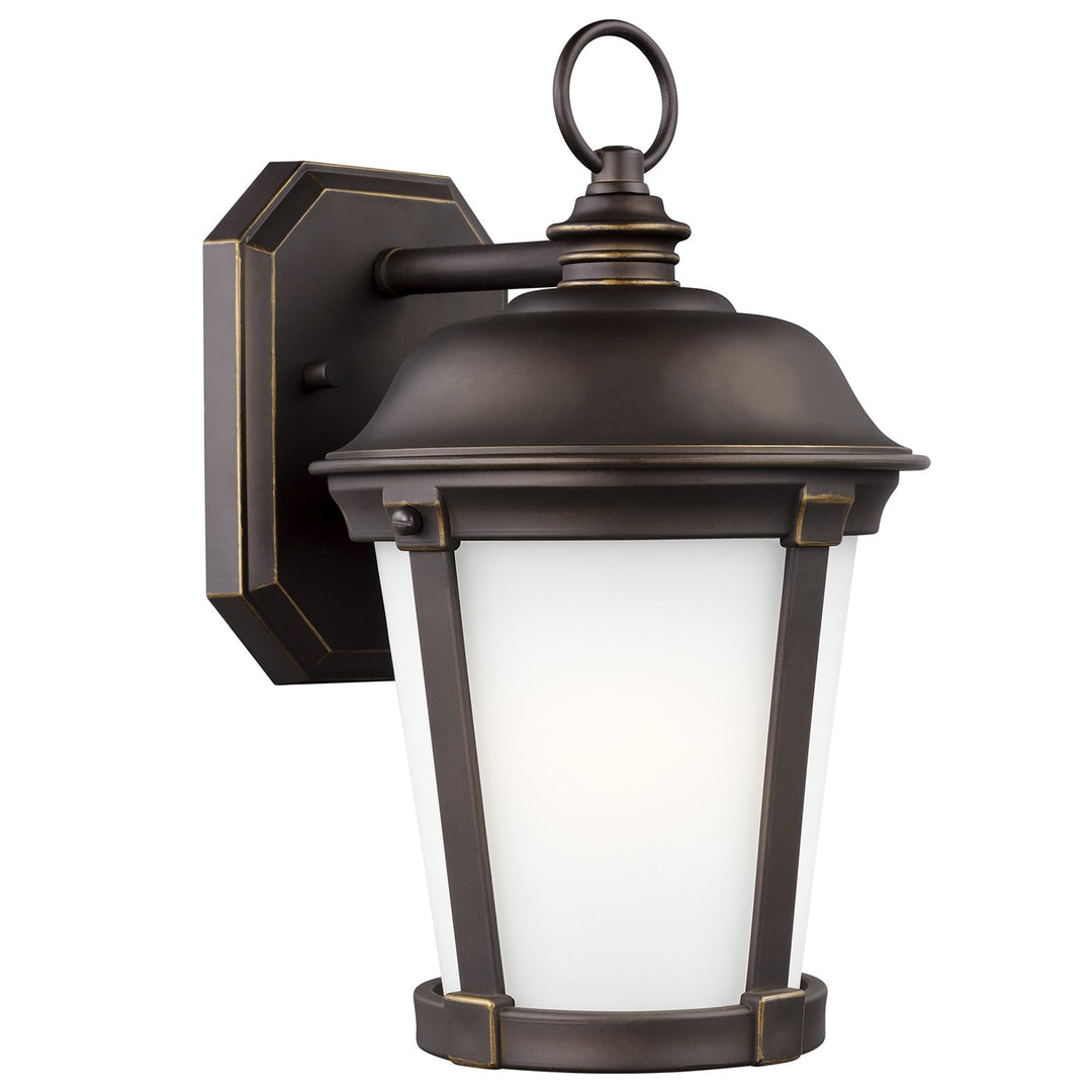 Calder One Light Outdoor Wall Lantern in Antique Bronze - available from The Lighting Shoppe, trusted by Canadian homeowners