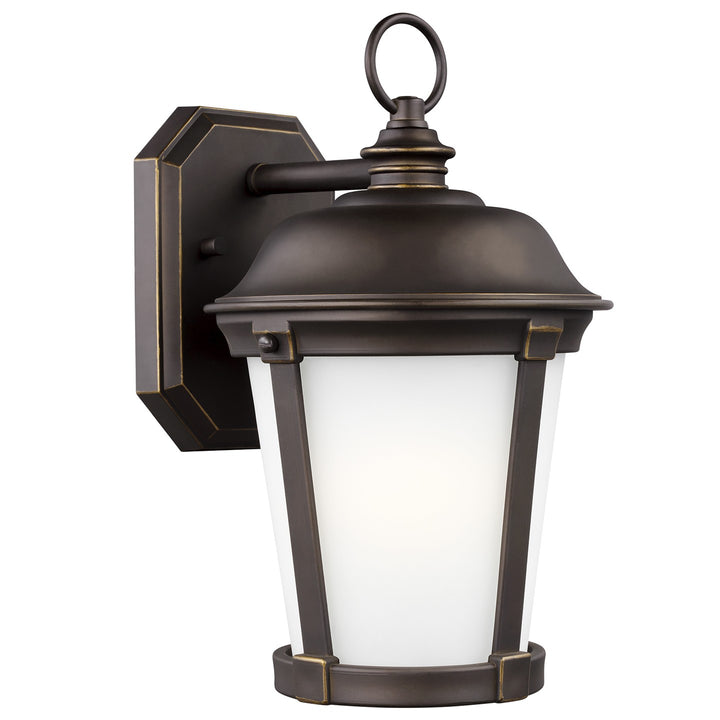 Calder One Light Outdoor Wall Lantern in Antique Bronze - available from The Lighting Shoppe, trusted by Canadian homeowners