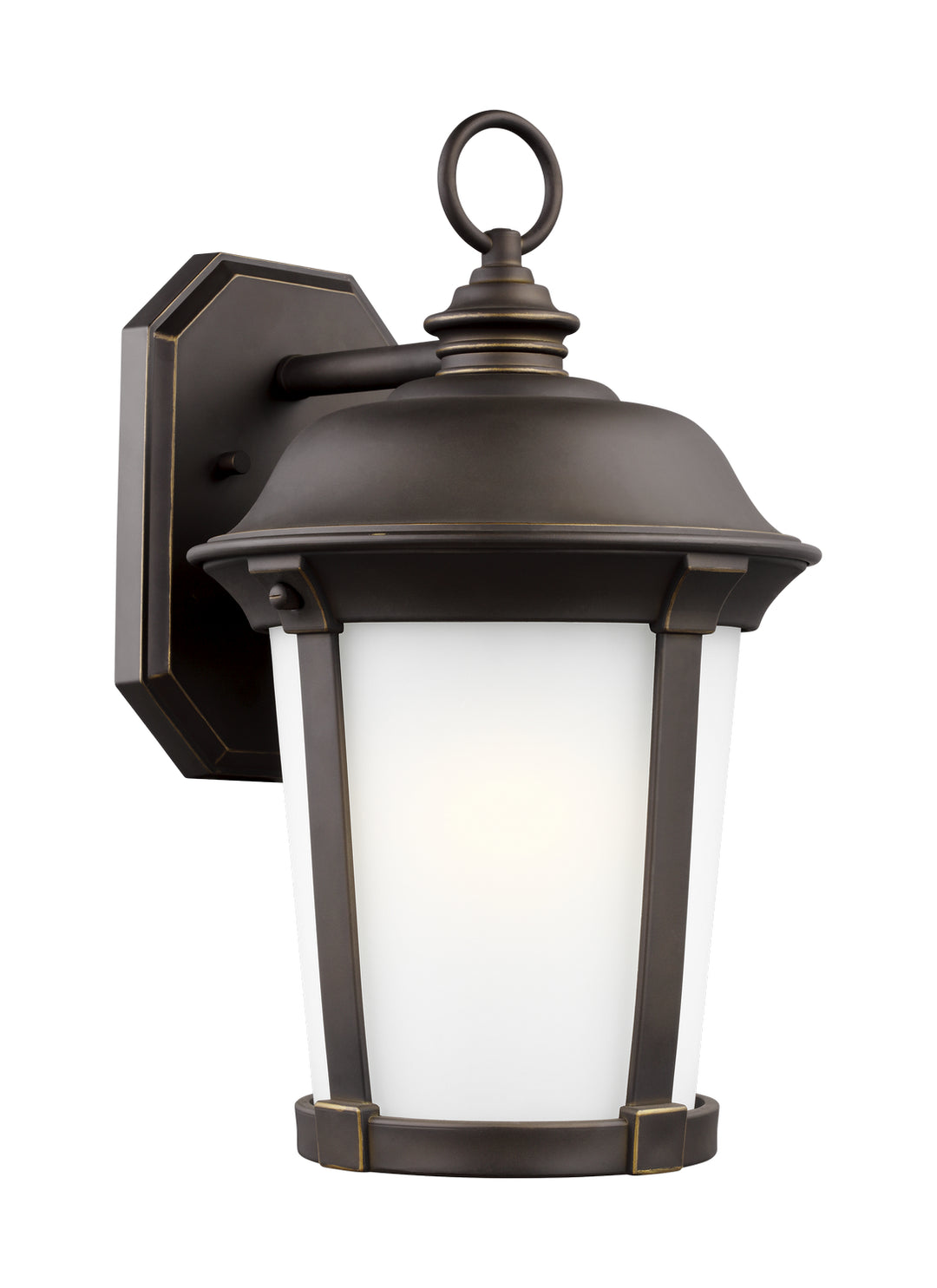 Calder One Light Outdoor Wall Lantern in Antique Bronze - available from The Lighting Shoppe, trusted by Canadian homeowners