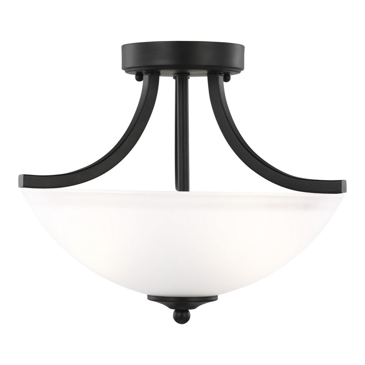 Generation Lighting Canada - 7716502EN3-112 - Two Light Semi-Flush Convertible Pendant - Geary - Midnight Black