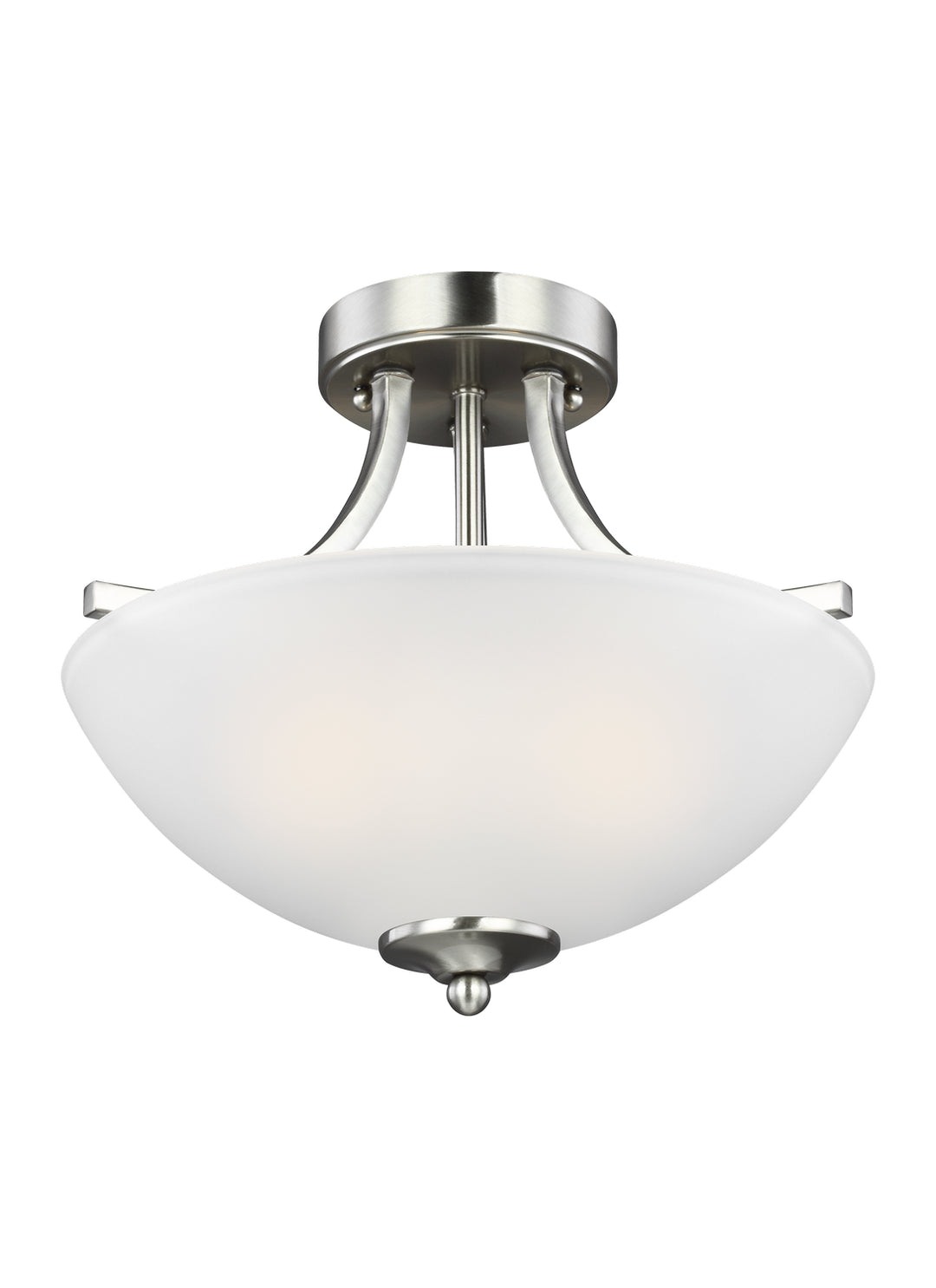 Generation Lighting Canada - 7716502EN3-962 - Two Light Semi-Flush Convertible Pendant - Geary - Brushed Nickel