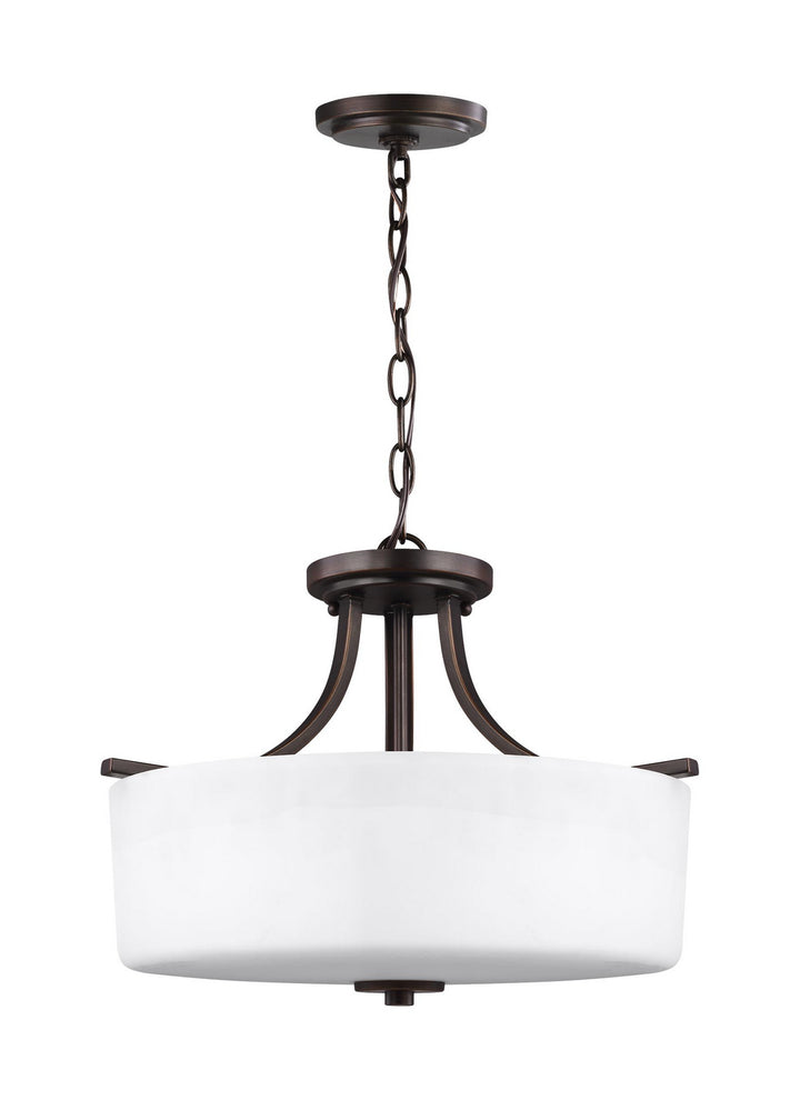 Generation Lighting Canada - 7728803EN3-710 - Three Light Semi-Flush Mount - Canfield - Bronze