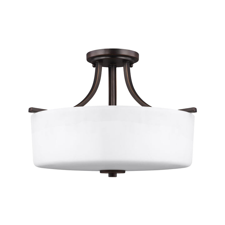 Generation Lighting Canada - 7728803EN3-710 - Three Light Semi-Flush Mount - Canfield - Bronze
