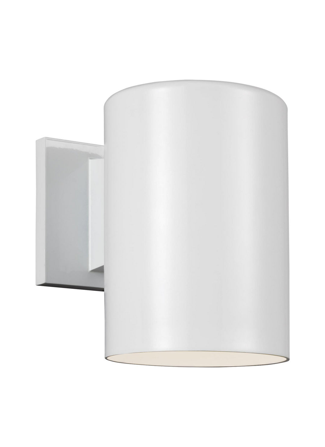 Outdoor Cylinders LED Outdoor Wall Lantern in White - available from The Lighting Shoppe, trusted by Canadian homeowners
