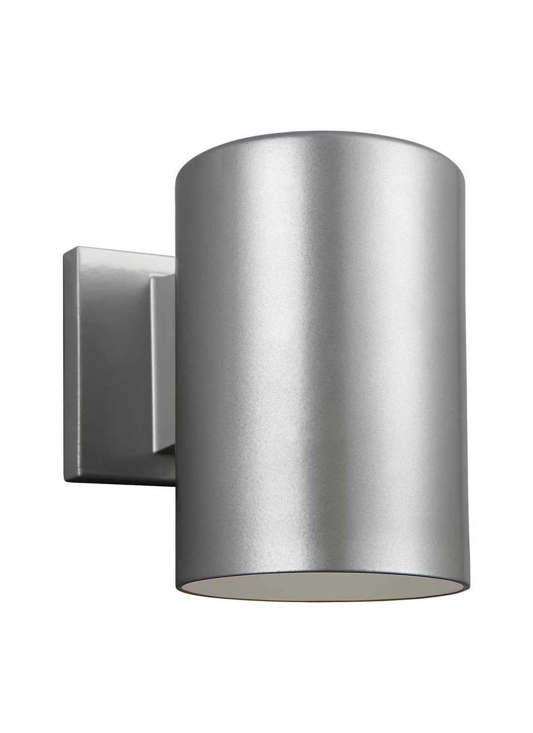 Outdoor Cylinders LED Outdoor Wall Lantern in Painted Brushed Nickel - available from The Lighting Shoppe, trusted by Canadian homeowners