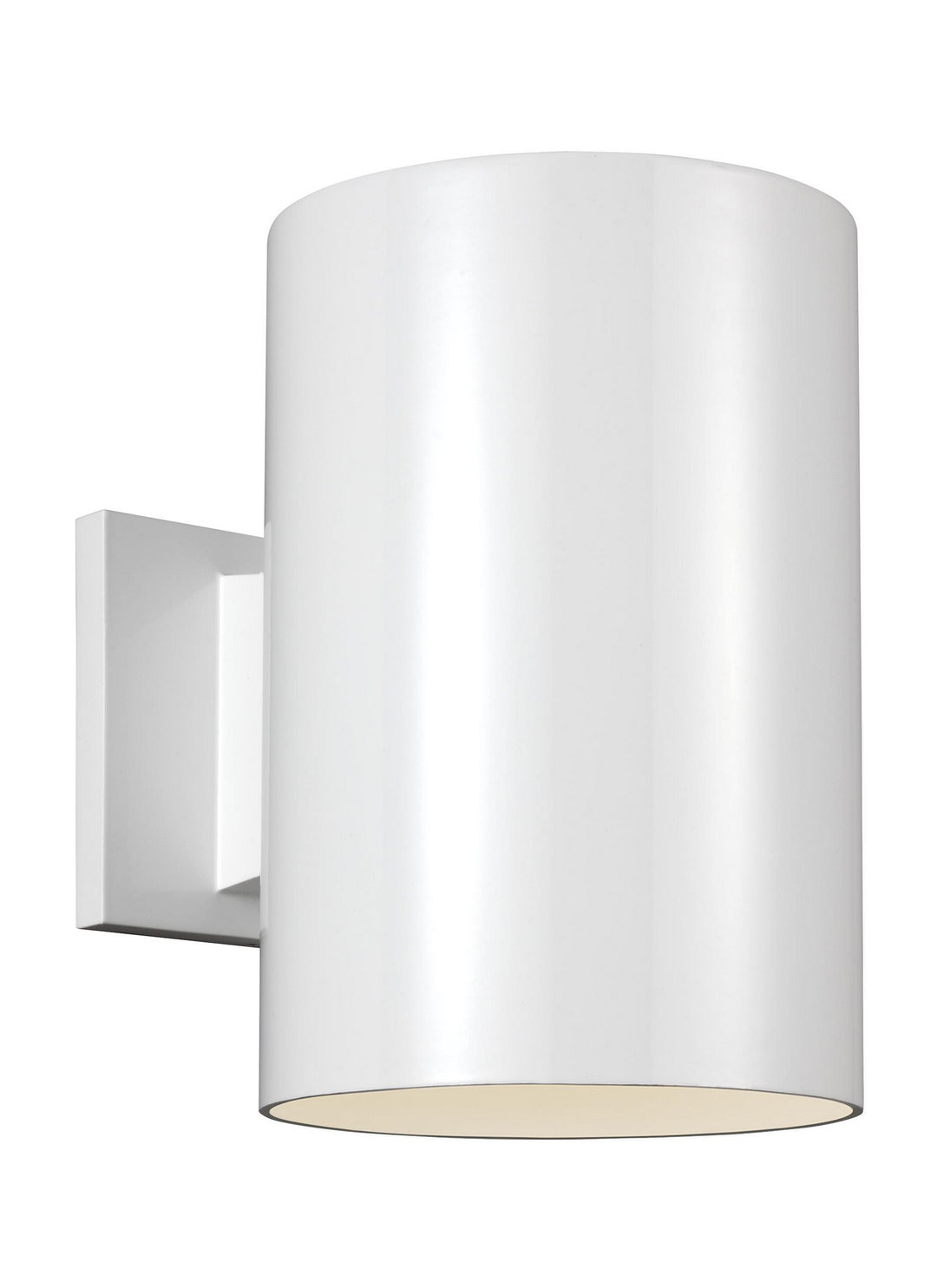 Outdoor Cylinders LED Outdoor Wall Lantern in White - available from The Lighting Shoppe, trusted by Canadian homeowners