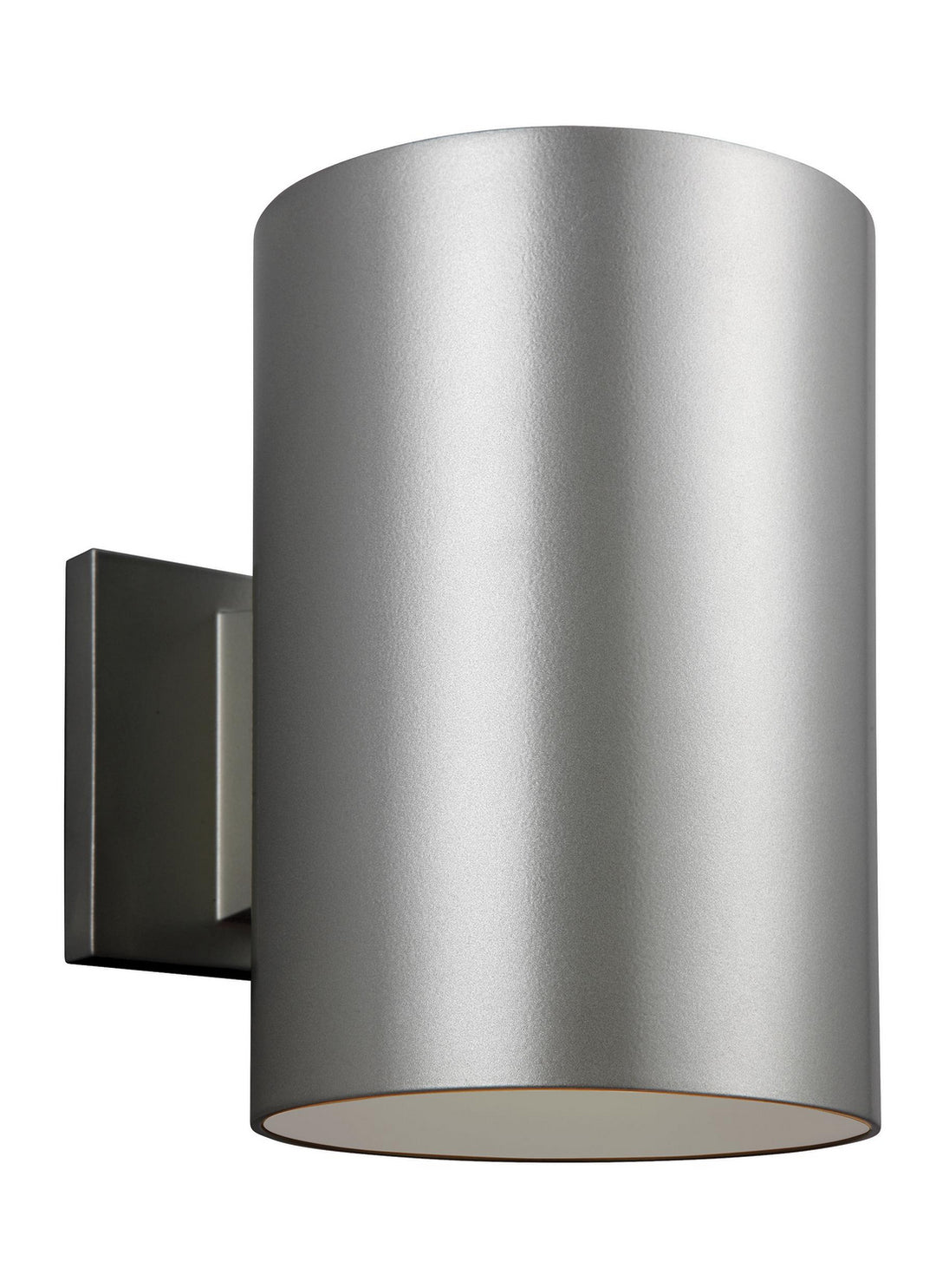 Outdoor Cylinders LED Outdoor Wall Lantern in Painted Brushed Nickel - available from The Lighting Shoppe, trusted by Canadian homeowners
