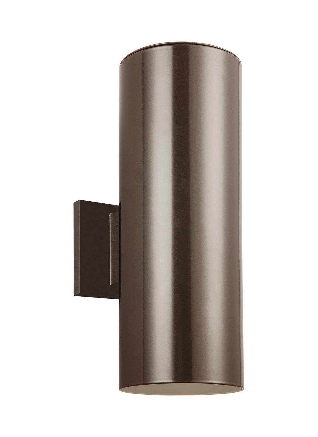 Outdoor Cylinders LED Outdoor Wall Lantern in Bronze - available from The Lighting Shoppe, trusted by Canadian homeowners