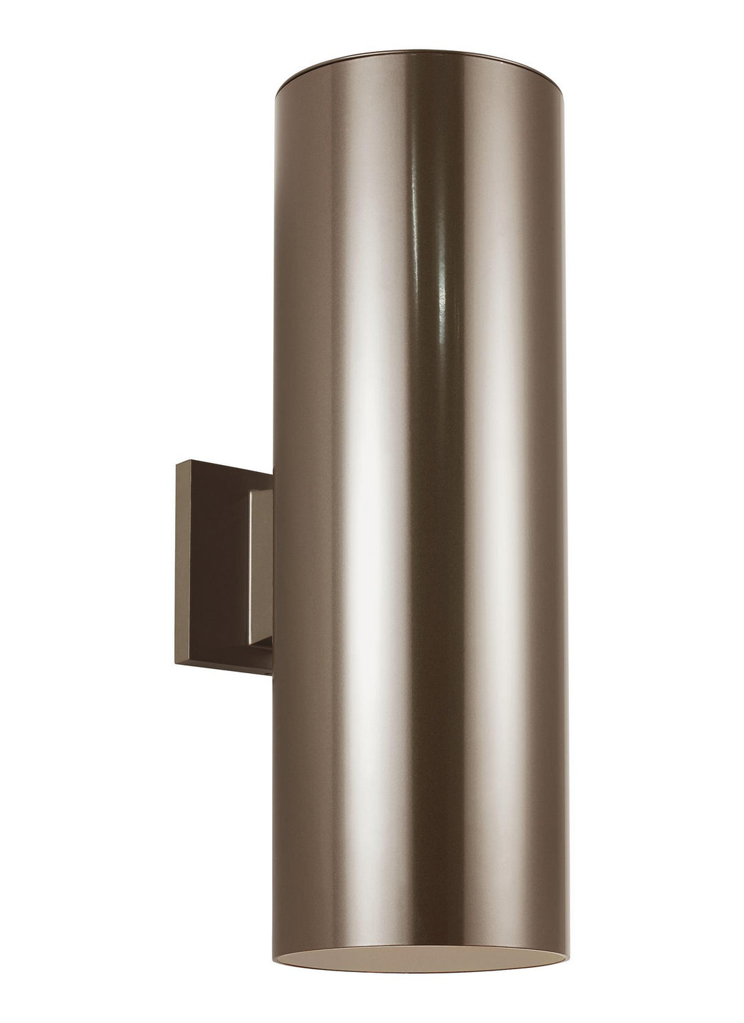 Outdoor Cylinders LED Outdoor Wall Lantern in Bronze - available from The Lighting Shoppe, trusted by Canadian homeowners