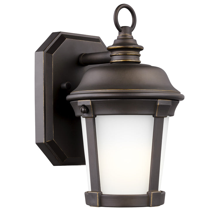 Calder One Light Outdoor Wall Lantern in Antique Bronze - available from The Lighting Shoppe, trusted by Canadian homeowners