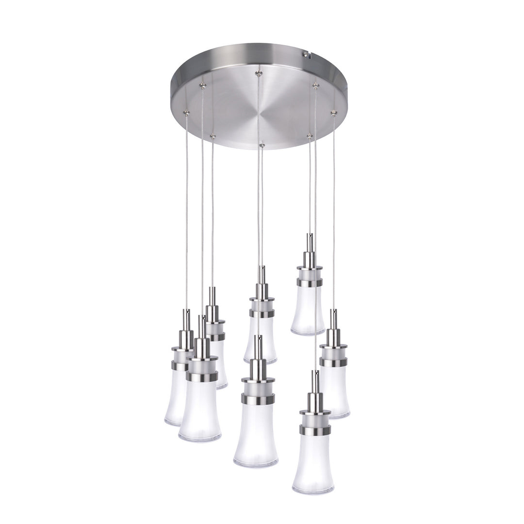 Destiny LED Chandelier in Polished Nickel - available from The Lighting Shoppe, trusted by Canadian homeowners