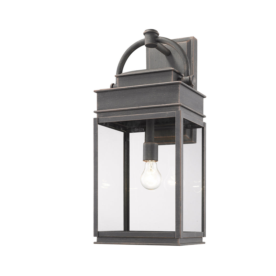 Fulton One Light Outdoor Wall Mount in Oil Rubbed Bronze - available from The Lighting Shoppe, trusted by Canadian homeowners