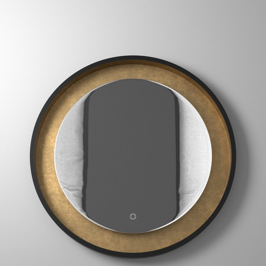 Artcraft Canada - AM304 - LED Mirror - Reflections - Oil Rubbed Bronze & Gold Leaf