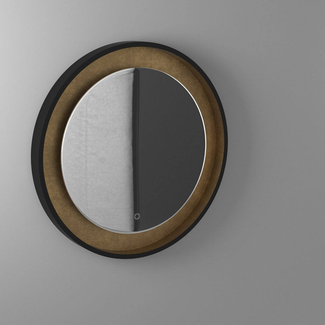 Artcraft Canada - AM304 - LED Mirror - Reflections - Oil Rubbed Bronze & Gold Leaf