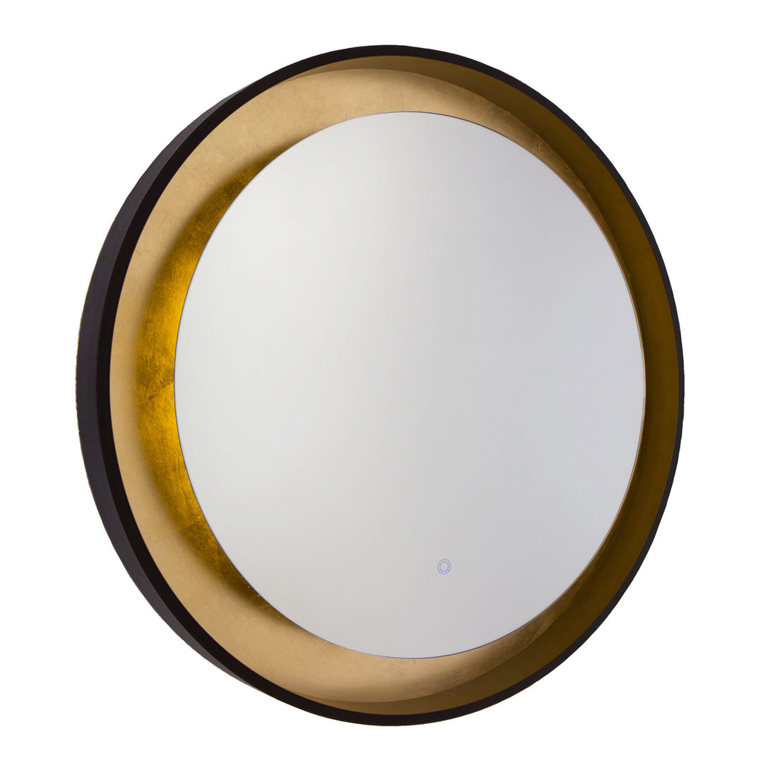 Reflections LED Mirror in Oil Rubbed Bronze & Gold Leaf - available from The Lighting Shoppe, trusted by Canadian homeowners