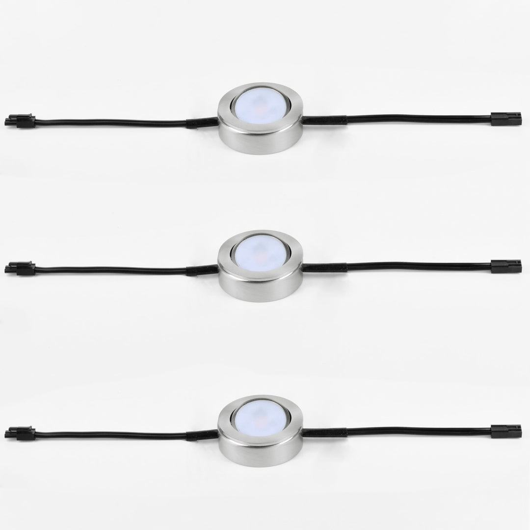 Maxim - 53836SN - LED Puck - CounterMax MX-LD-AC - Satin Nickel