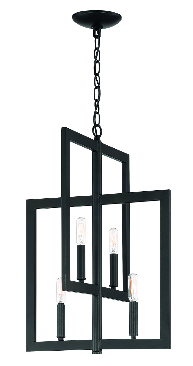 Portrait Four Light Foyer Pendant in Espresso - available from The Lighting Shoppe, trusted by Canadian homeowners