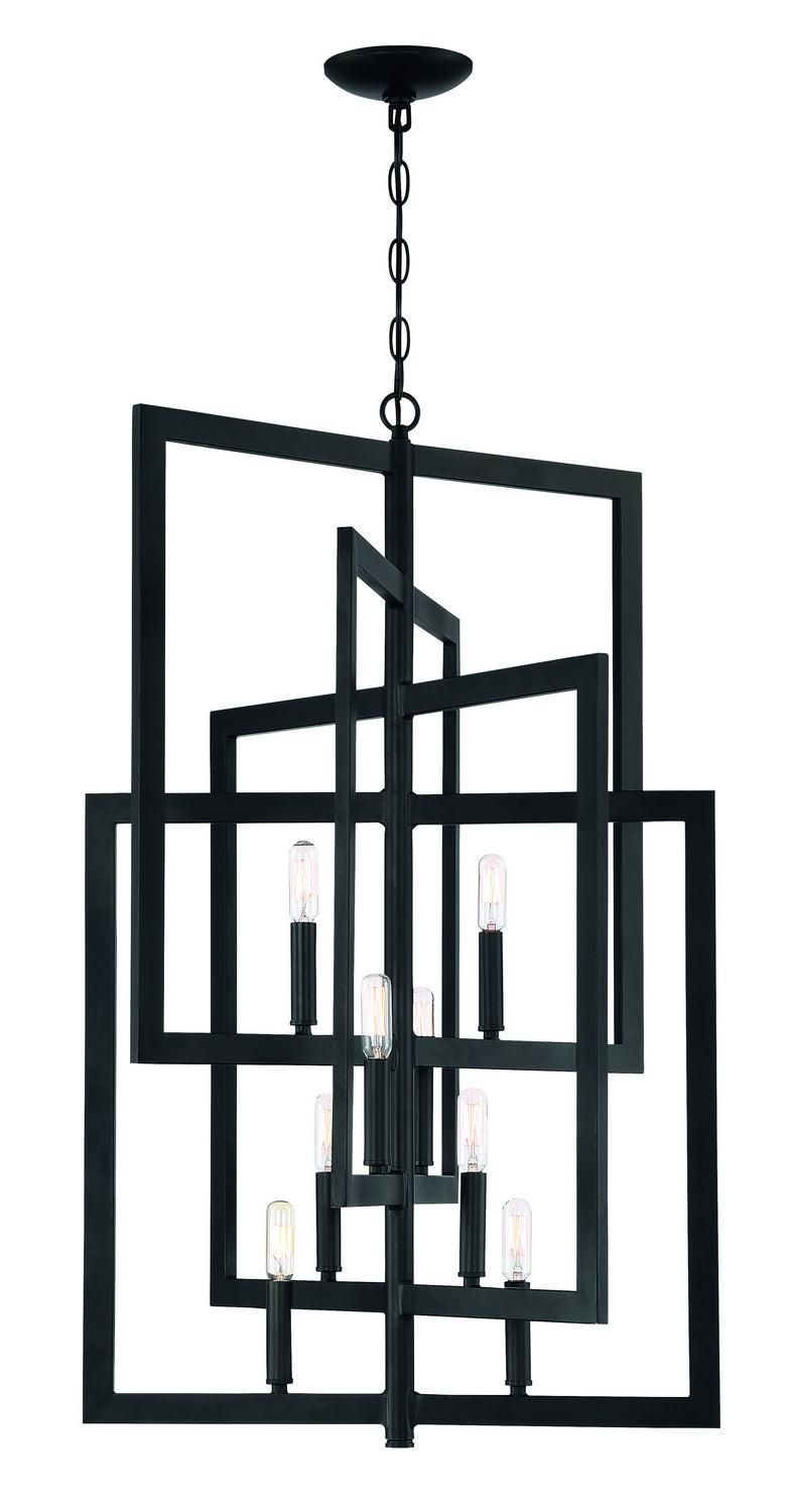 Portrait Eight Light Foyer Pendant in Espresso - available from The Lighting Shoppe, trusted by Canadian homeowners
