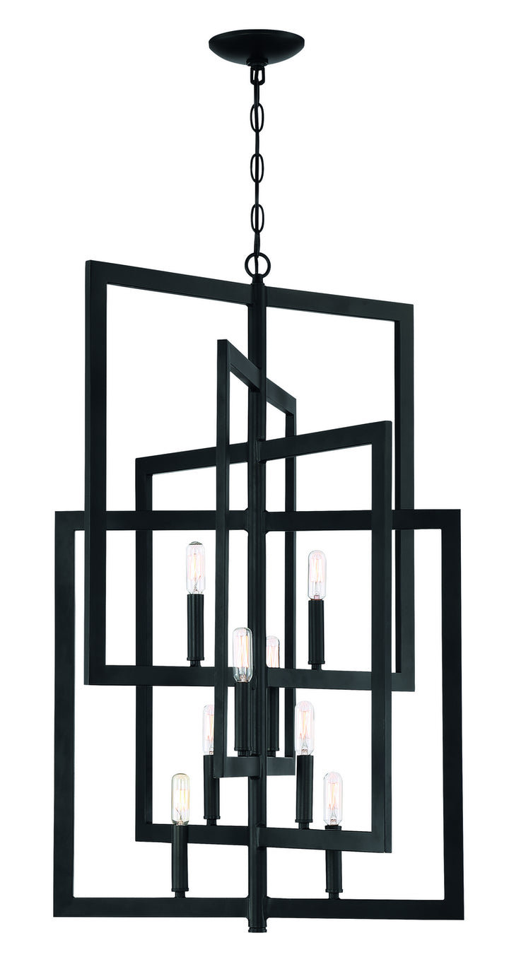 Portrait Eight Light Foyer Pendant in Espresso - available from The Lighting Shoppe, trusted by Canadian homeowners