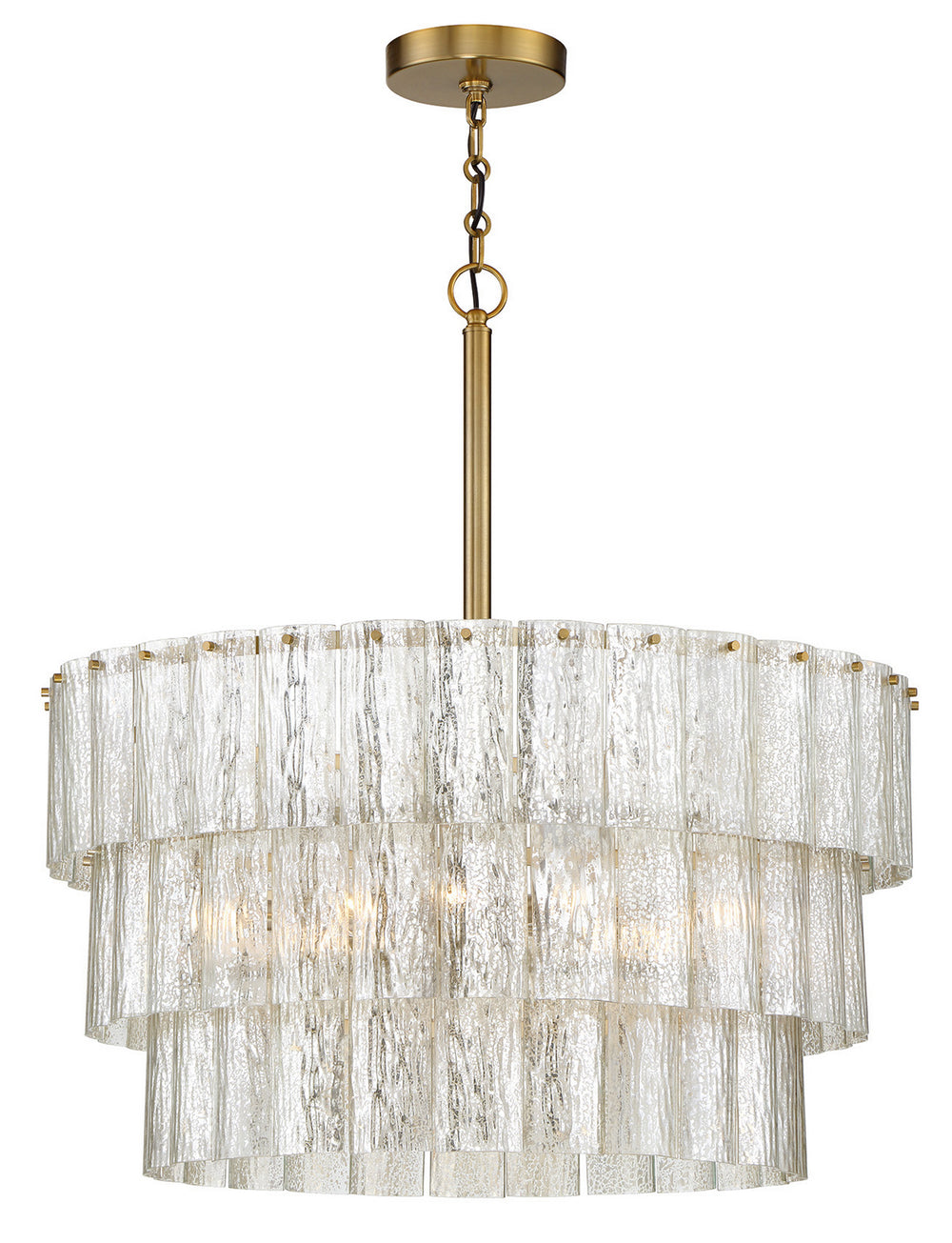 Craftmade Canada - 48696-SB - Nine Light Pendant - Museo - Satin Brass