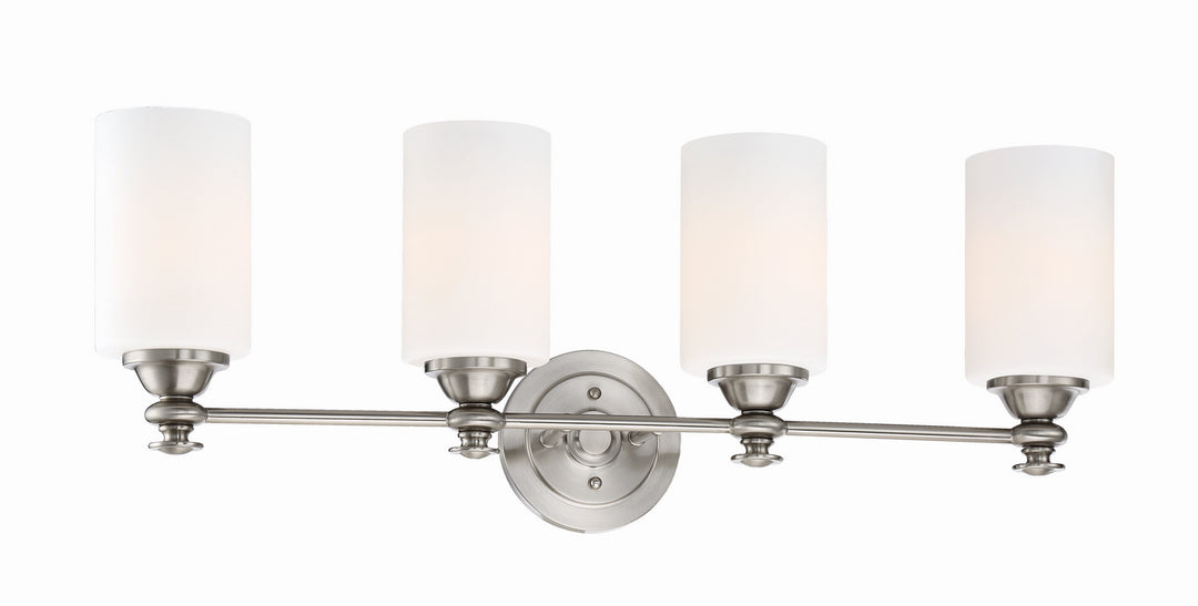 Craftmade Canada - 49804-BNK - Four Light Vanity - Dardyn - Brushed Polished Nickel
