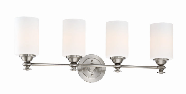 Craftmade Canada - 49804-BNK - Four Light Vanity - Dardyn - Brushed Polished Nickel