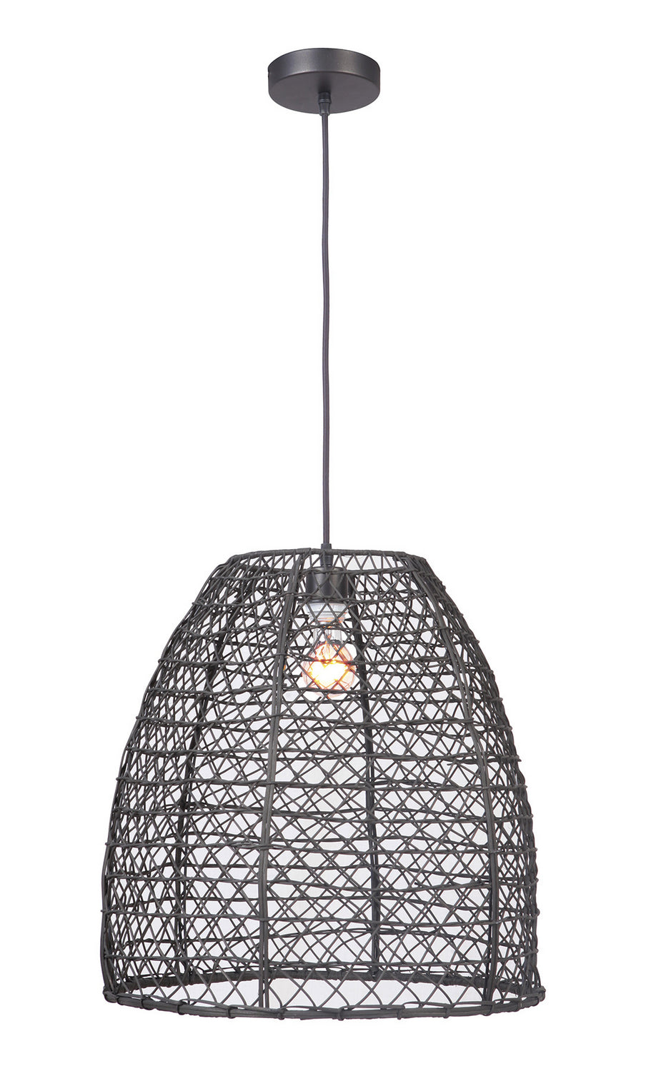 Pendant One Light Pendant in Matte Black - available from The Lighting Shoppe, trusted by Canadian homeowners