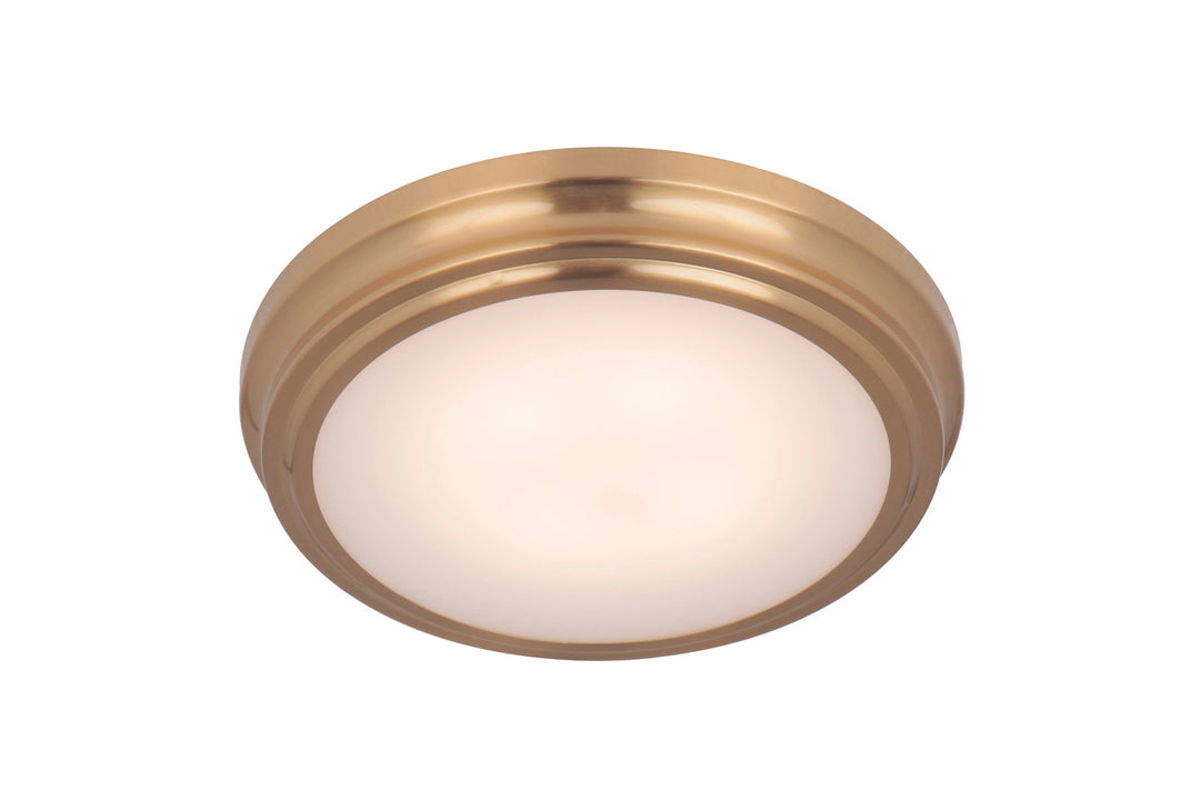 X66 flushmounts LED Flushmount in Satin Brass - available from The Lighting Shoppe, trusted by Canadian homeowners
