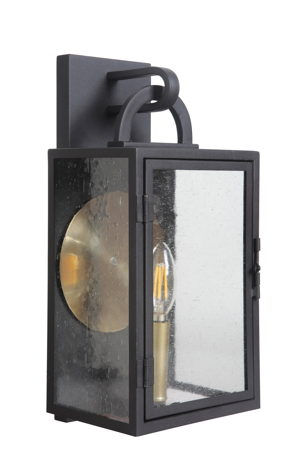 Wolford One Light Outdoor Wall Mount in Textured Black - available from The Lighting Shoppe, trusted by Canadian homeowners