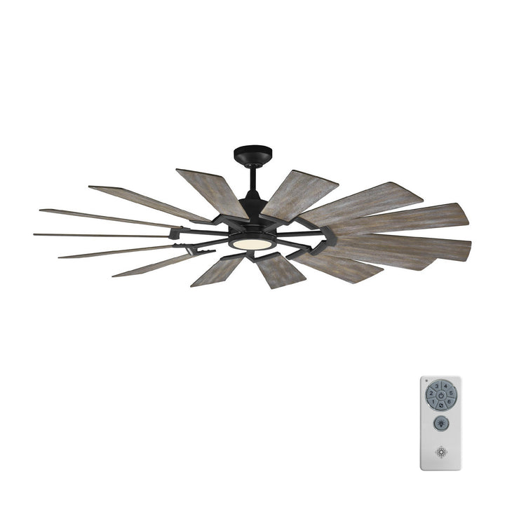 Visual Comfort Fan Canada - 14PRR62AGPD - 62"Ceiling Fan - Prairie - Aged Pewter
