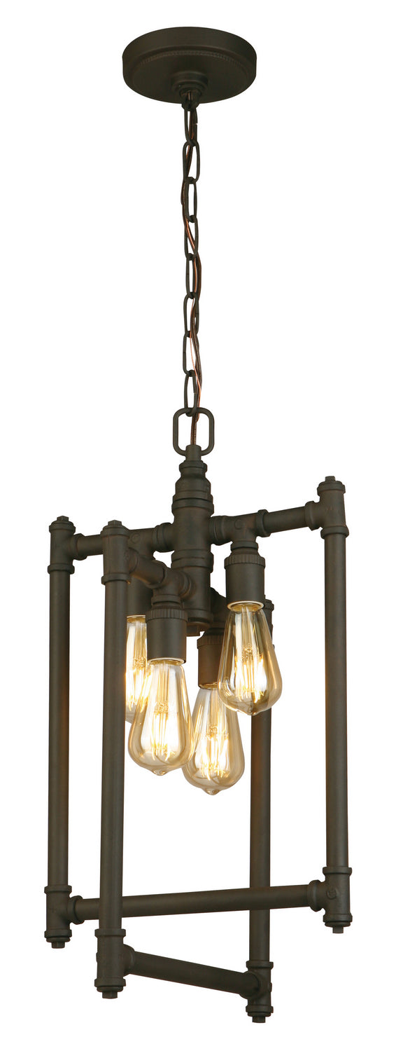 Wymer Four Light Pendant in Matte Bronze - available from The Lighting Shoppe, trusted by Canadian homeowners