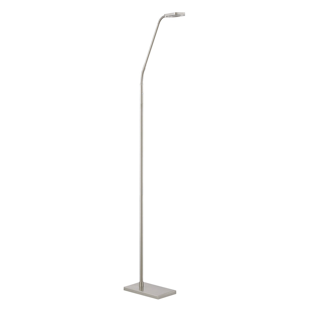 Tavv LED Floor Lamp in Satin Nickel Kendal Canada