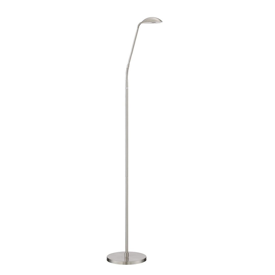 Ionn LED Floor Lamp in Satin Nickel Kendal Canada