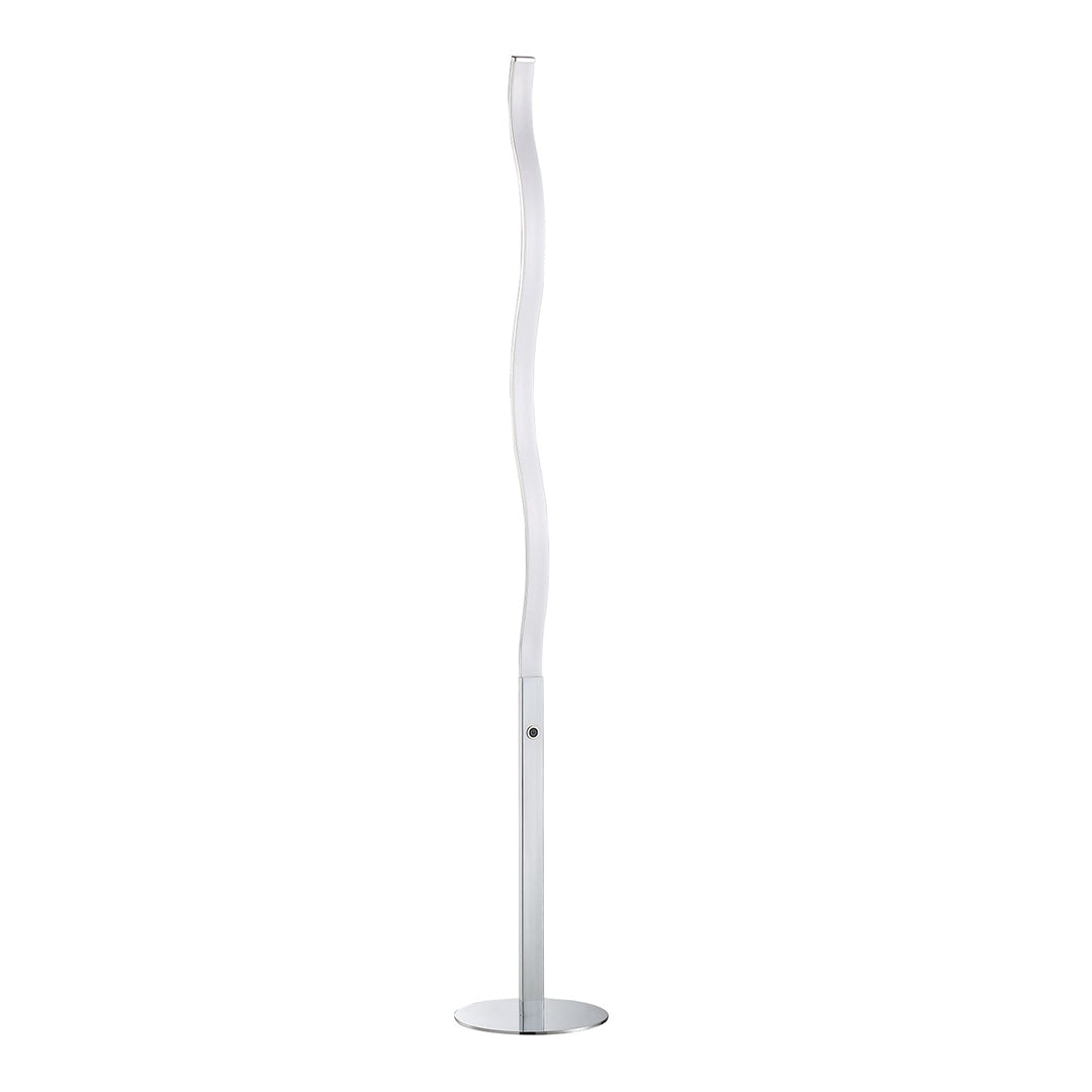 Wave LED Floor Lamp in Chrome Kendal Canada