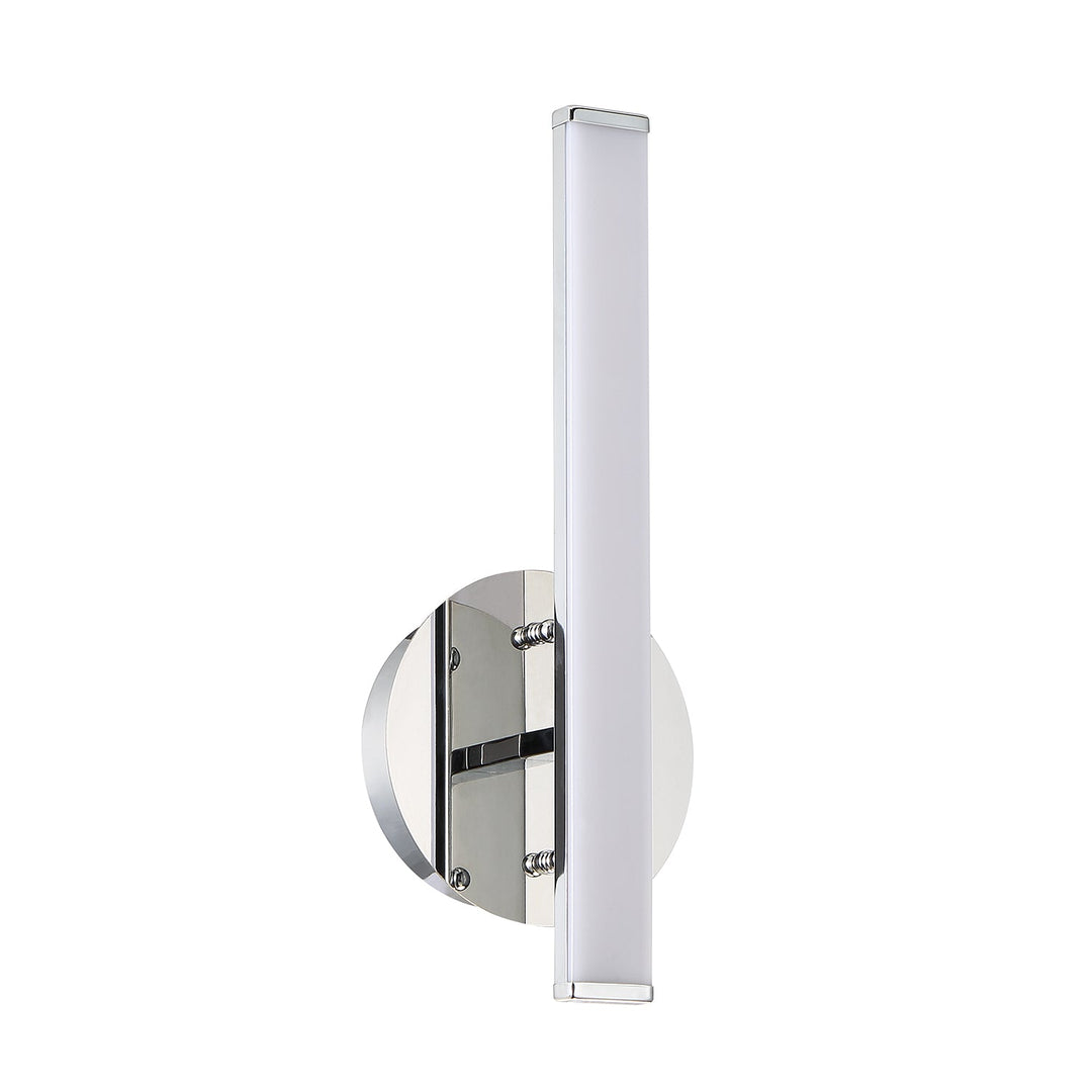 Strait-Up LED Wall Sconce in Chrome Kendal Canada