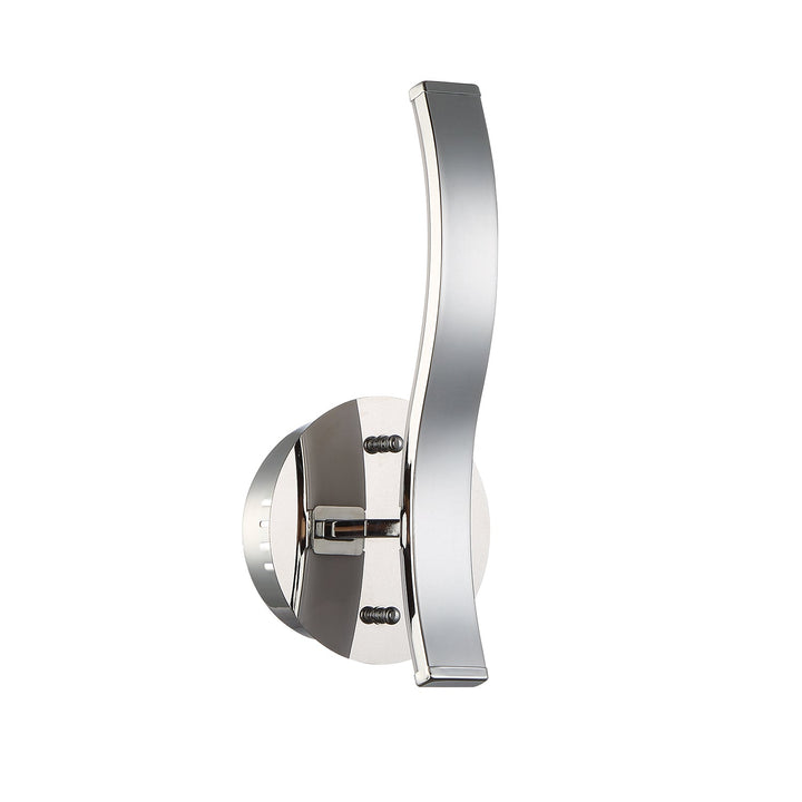 Wave LED Wall Sconce in Chrome Kendal Canada