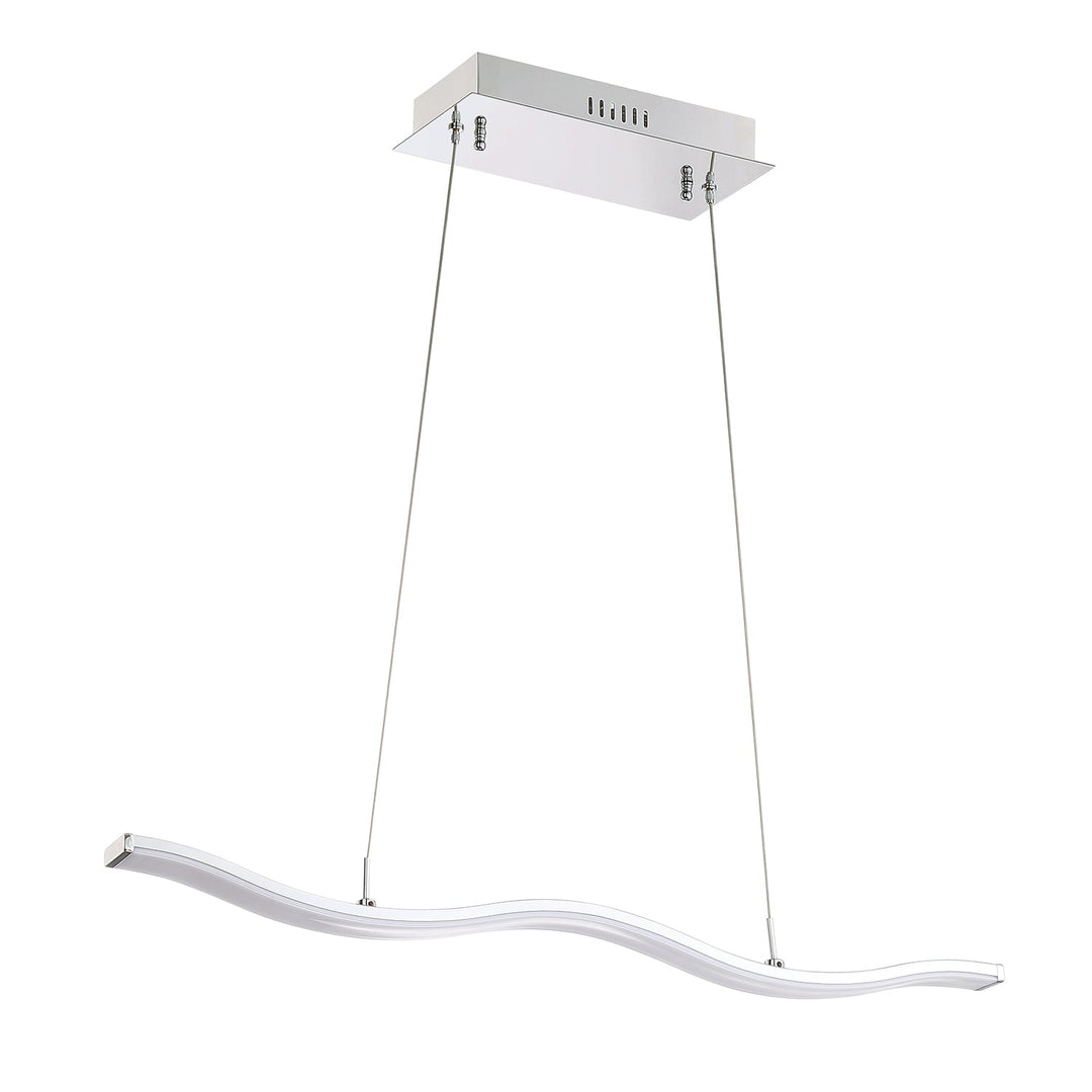 Wave LED Pendant in Chrome Kendal Canada
