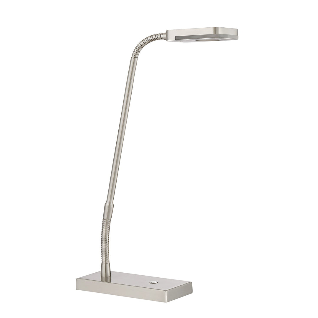 Tavv LED Desk Lamp in Satin Nickel Kendal Canada