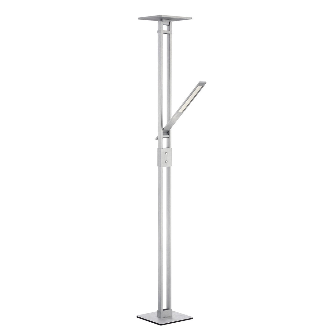 Varr LED Torchiere in Brushed Aluminum Kendal Canada