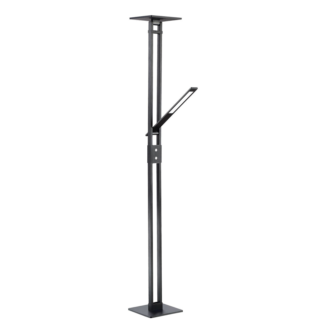 Varr LED Torchiere in Black Kendal Canada