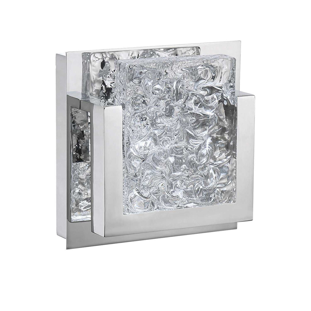 Ice-Lava LED Bath Sconce in Chrome Kendal Canada