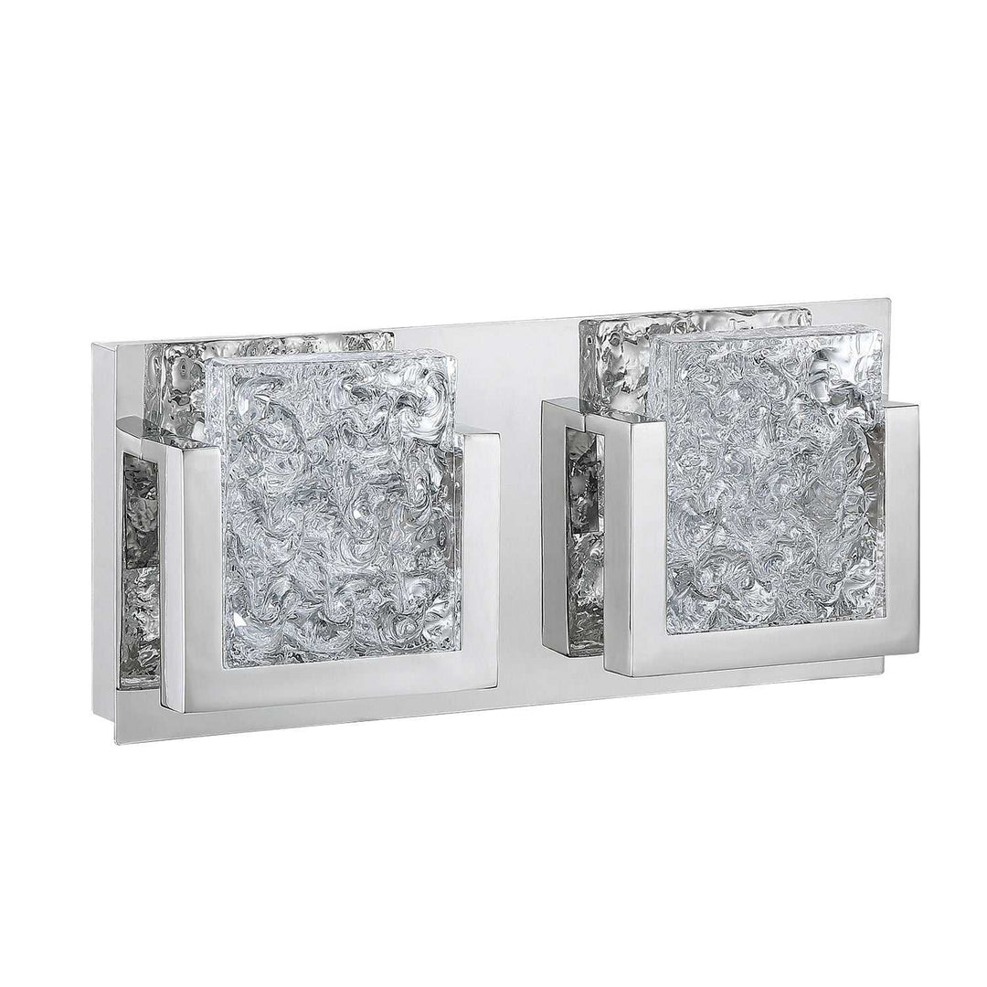 Ice-Lava LED Bath Sconce in Chrome Kendal Canada