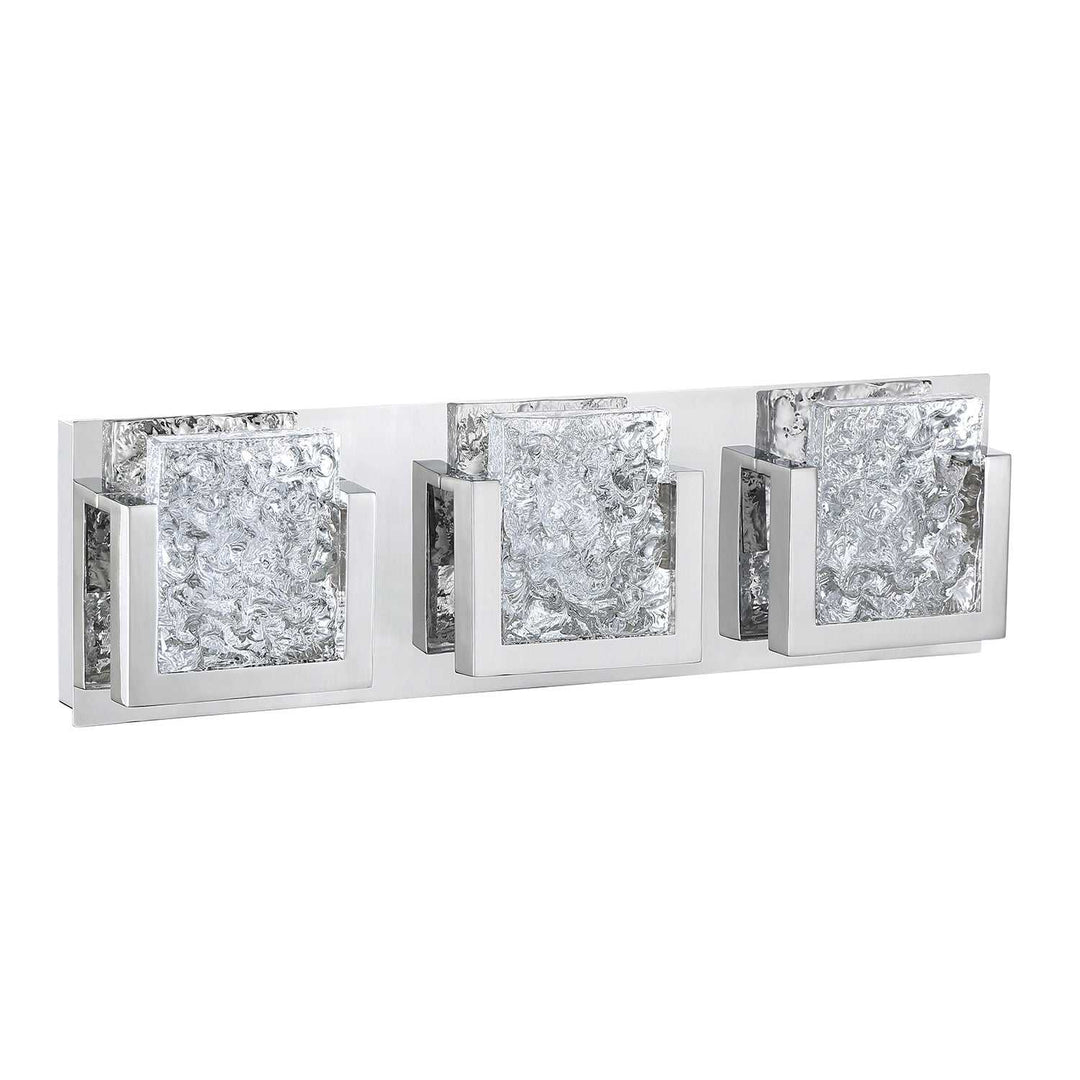 Ice-Lava LED Bath Sconce in Chrome Kendal Canada