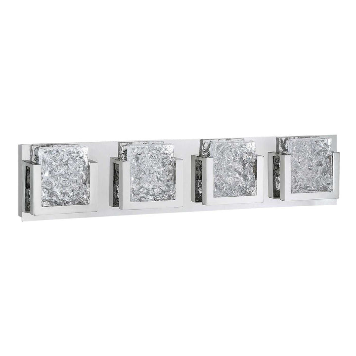 Ice-Lava LED Bath Sconce in Chrome Kendal Canada